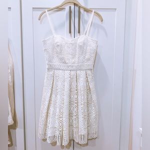 NWT Club Monaco Sasha Off-White Lace Dress